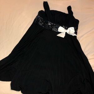 A kids black dress